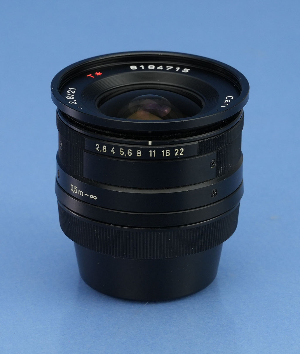 CONTAX ZEISS BIOGON BLACK 21MM F2.8 T* G CAMERA LENS +GF-21MM FINDER +CASE MINT