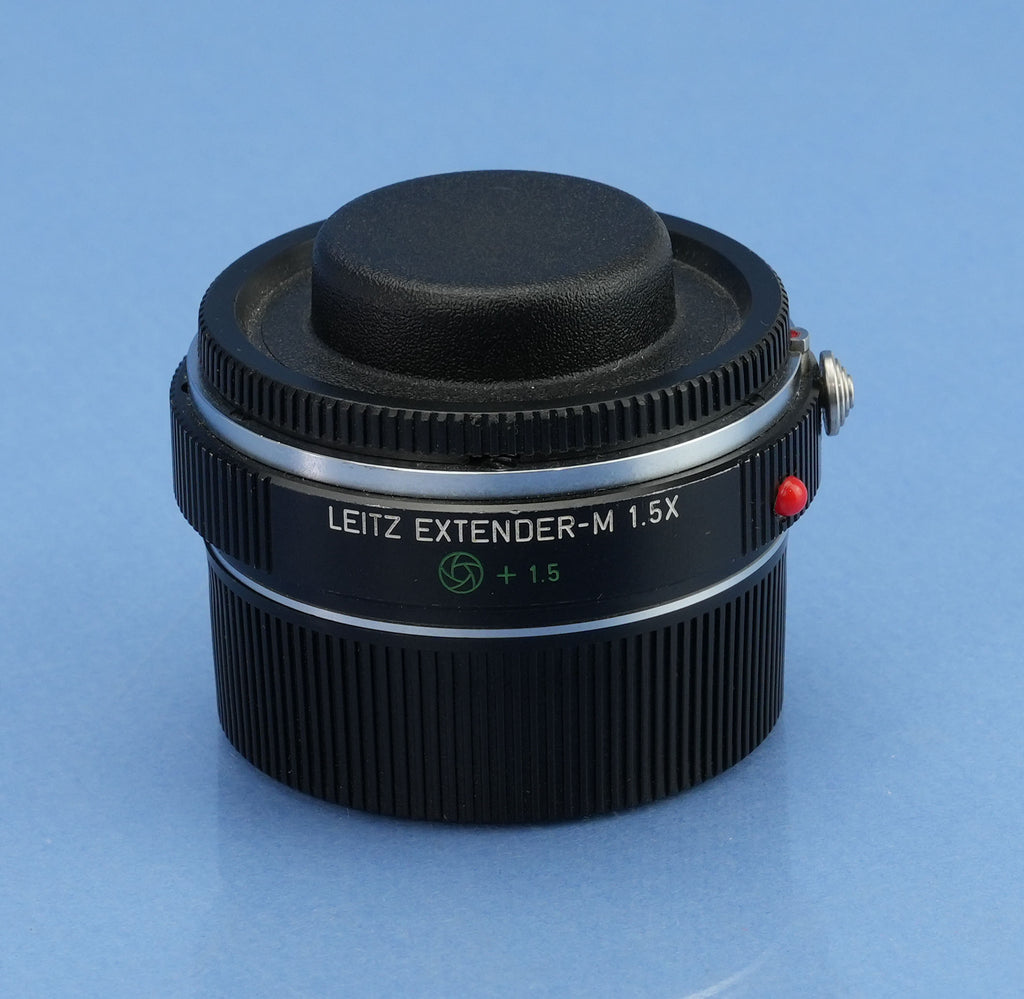 LEICA EXTENDER-M 1.5X ELCAN M LENS TELECONVERTER 11238 RARE PROTOTYPE +CAPS MINT