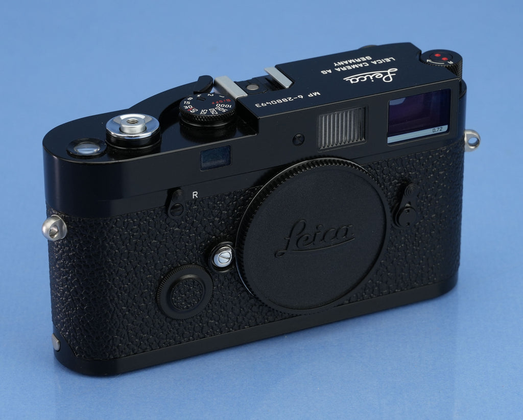 LEICA MP 6 MP6 10311 SCHWARZE LACKIERUNG ENTFERNUNGSFONKERKAMERA GEHÄUSE + DECKEL NEUWERTIG SELTEN