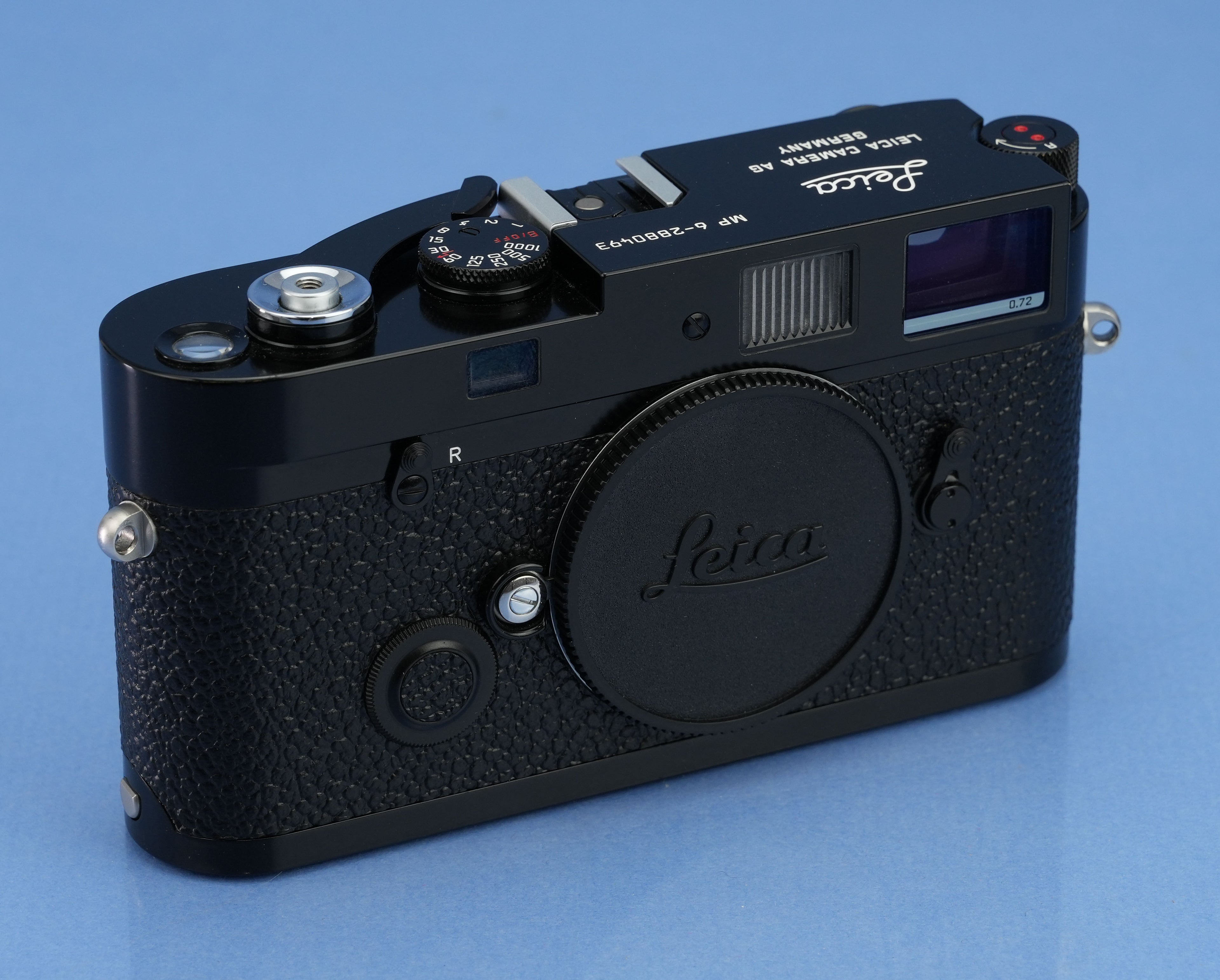 LEICA MP 6 MP6 10311 SCHWARZE LACKIERUNG ENTFERNUNGSFONKERKAMERA GEHÄUSE + DECKEL NEUWERTIG SELTEN