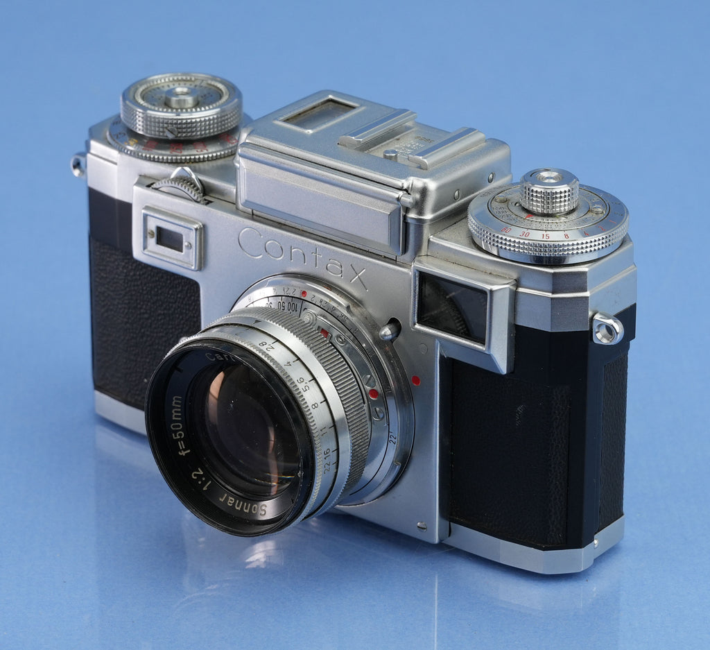 APPAREIL PHOTO CONTAX IIIa second model, objectif Sonar f/2 - 50mm APPAREIL PHOTO CONTAX IIIa second model, objectif Sonar f/2 - 50mm