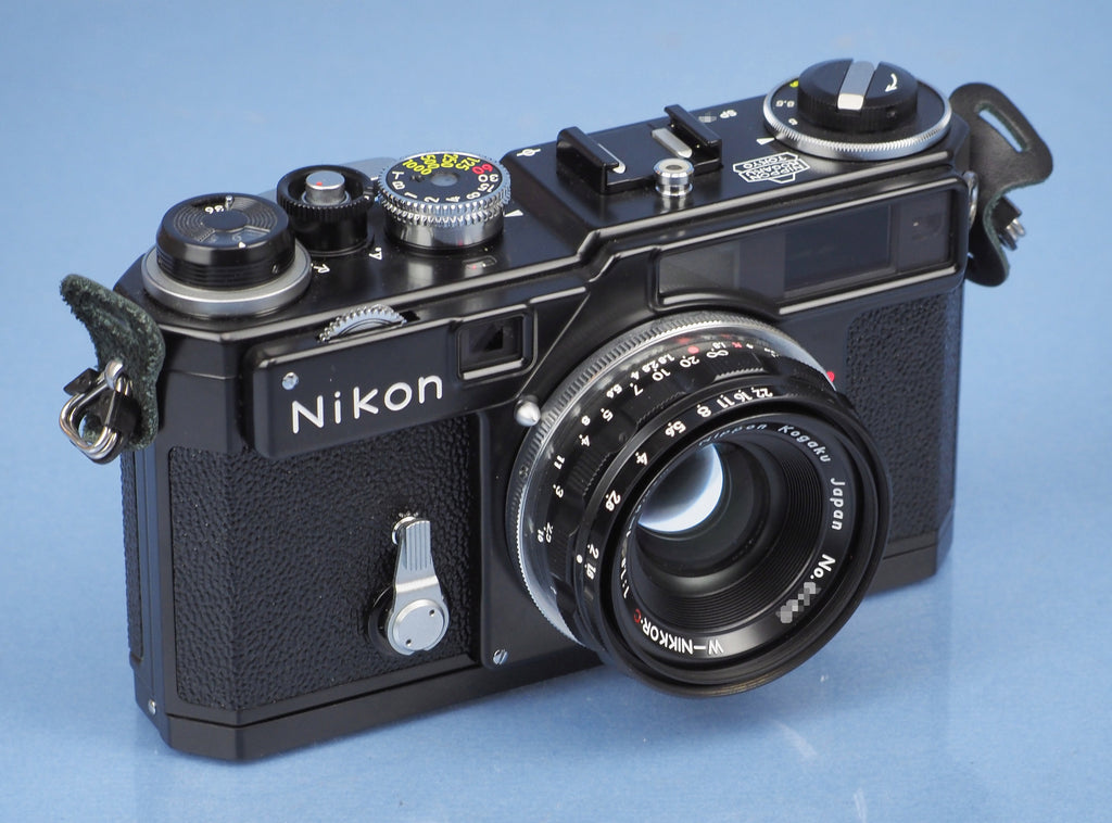 NIKON SP BLACK PAINT LIMITED EDITION BLACK PAINT CAMERA +BOX +35MM F1.8 LENS NEW