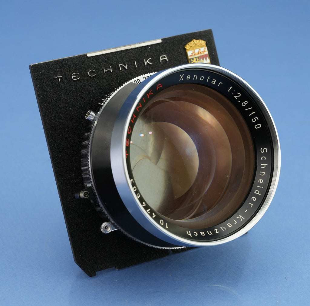 SCHNEIDER LINHOF SELECT 150MM F2.8 XENOTAR LENS +COMPUR +CAPS +PAPERS +BOX WOW!