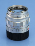 LEICA LEITZ 50MM SUMMILUX 2ND V F1.4 CHROME M 11114 LENS +12586 SET VERY LATE #