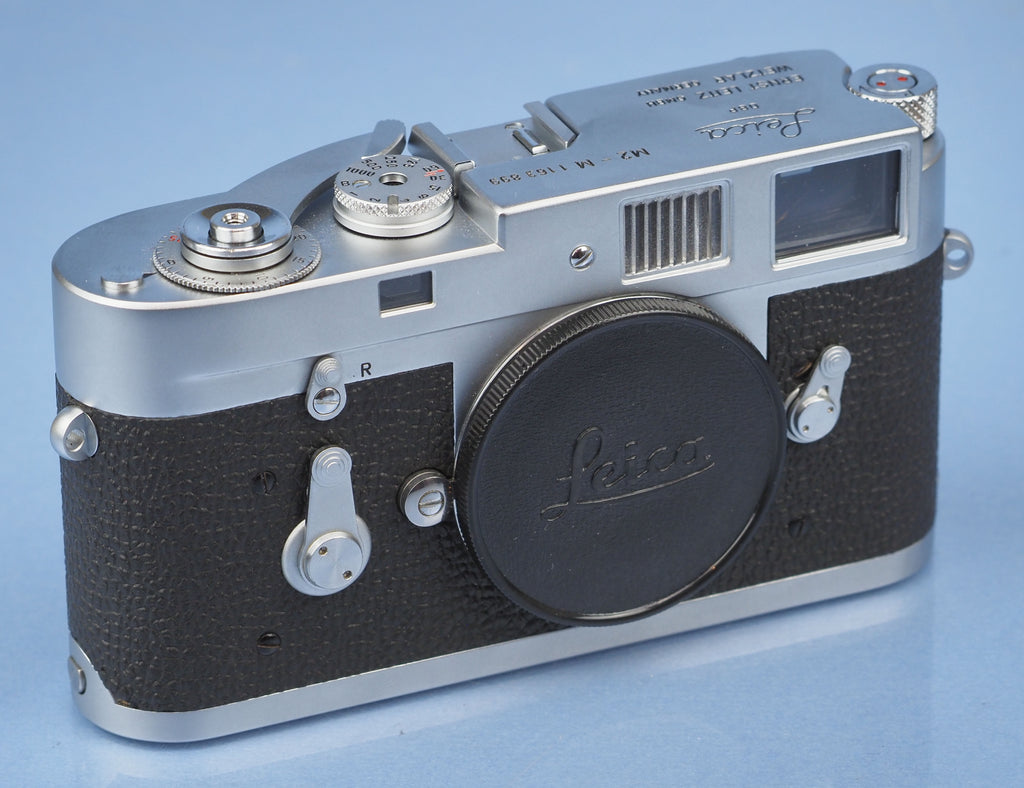 LEICA LEITZ M2-M MOTOR CHROME 10800 KOOHE RANGEFINDER CAMERA BODY +BOX +MANUAL