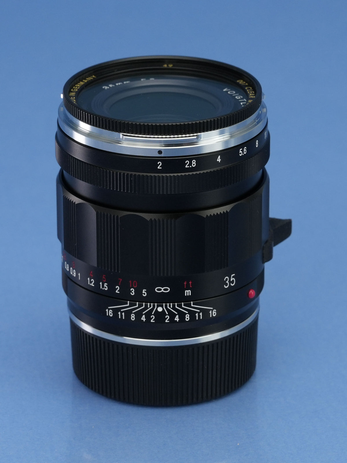 VOIGTLANDER 35MM F2 ASPHERICAL APO-LANTHAR VM LENS +SHADE +UV FILTER +BOX