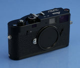 LEICA MP CLASSIC BLACK PAINT RANGEFINDER SET +50MM SUMMICRON F2 10317 +BOX MINT!