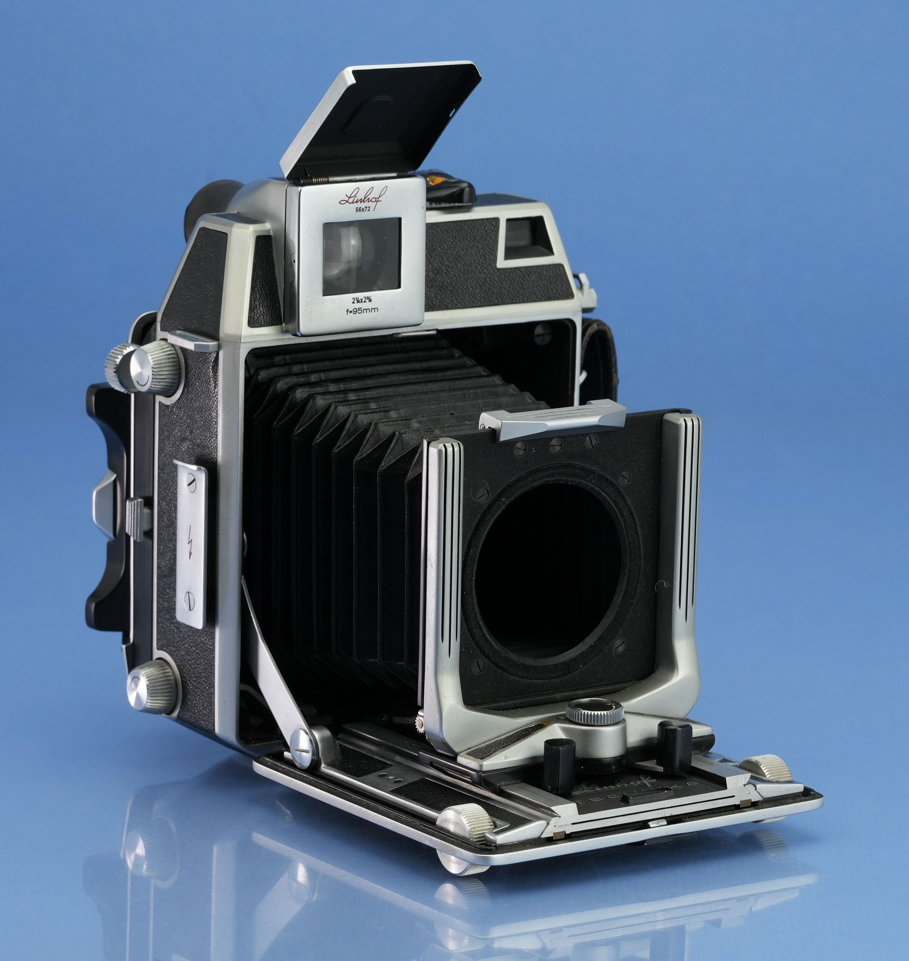 LINHOF SUPER TECHNIKA 3 6x9 CAMERA +RODENSTOCK HELIGON 95MM F2.8 LENS +BOX +CAM
