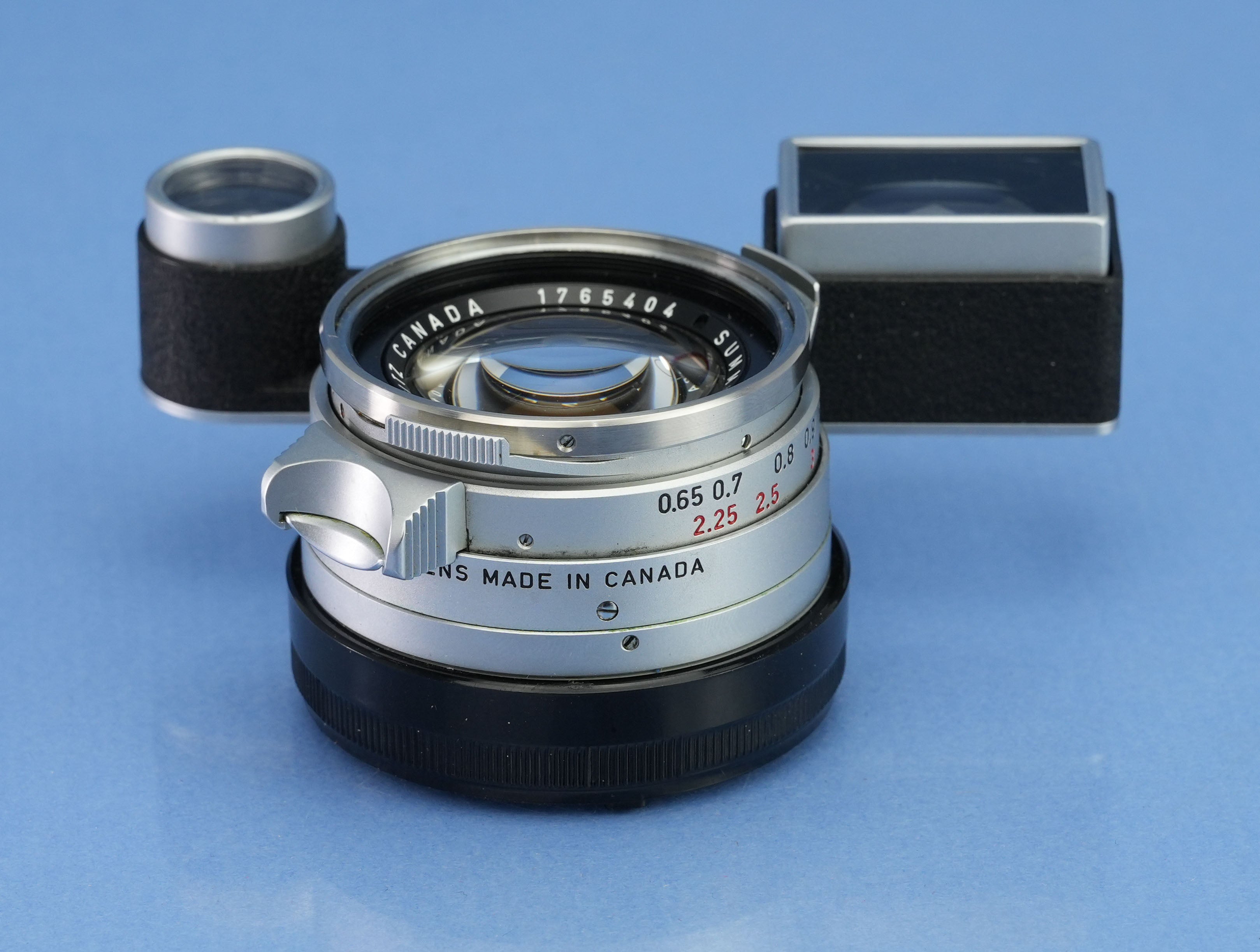 LEICA LEITZ 35MM F1.4 SUMMILUX M STEEL RIM LENS 1st VERSION 11870 M3 +EYES MINT!