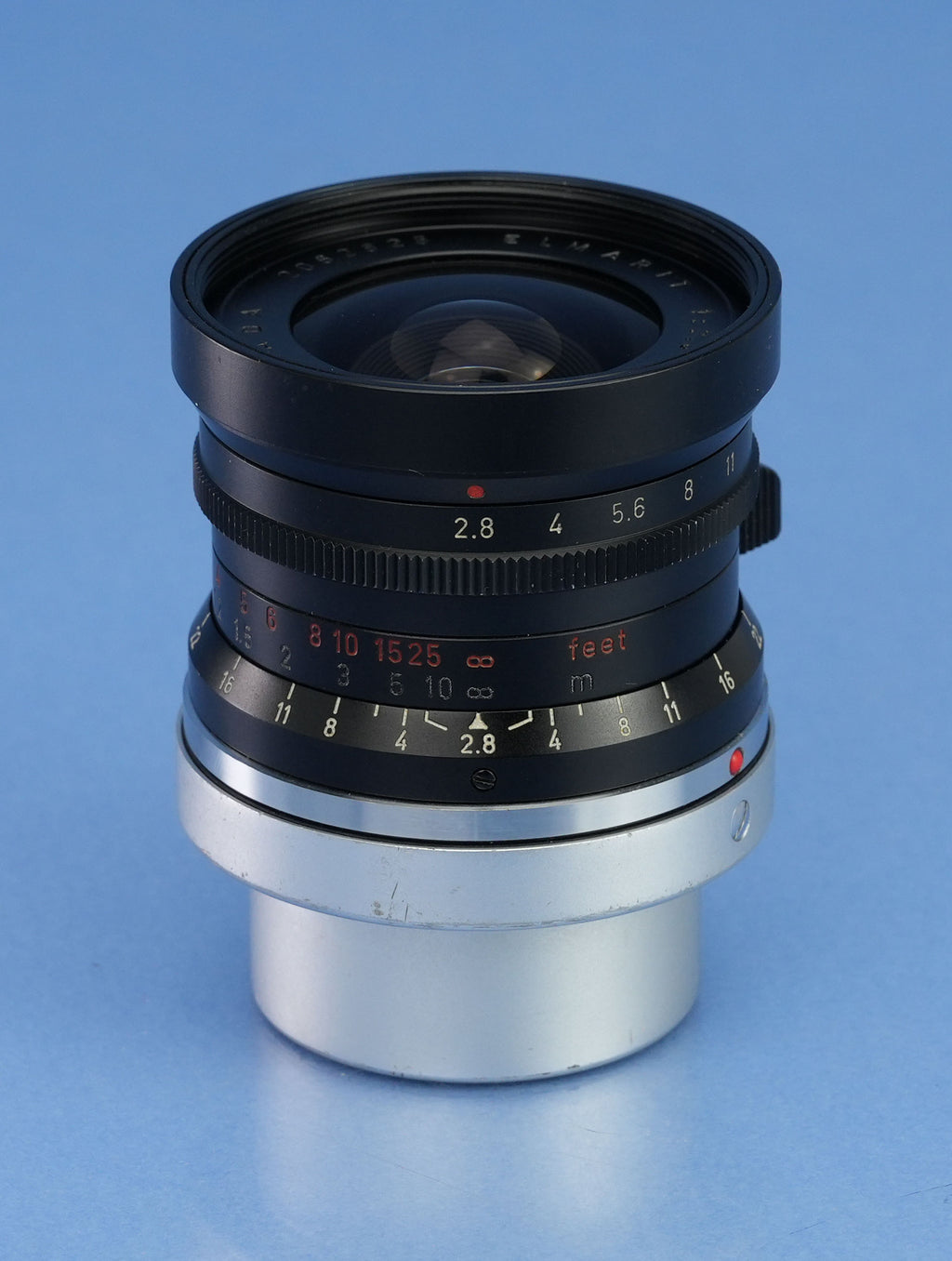 LEICA 28MM ELMARIT M F2.8 EARLY 1ST V 9 ELEMENT BLACK PAINT 11801 LENS CANADA