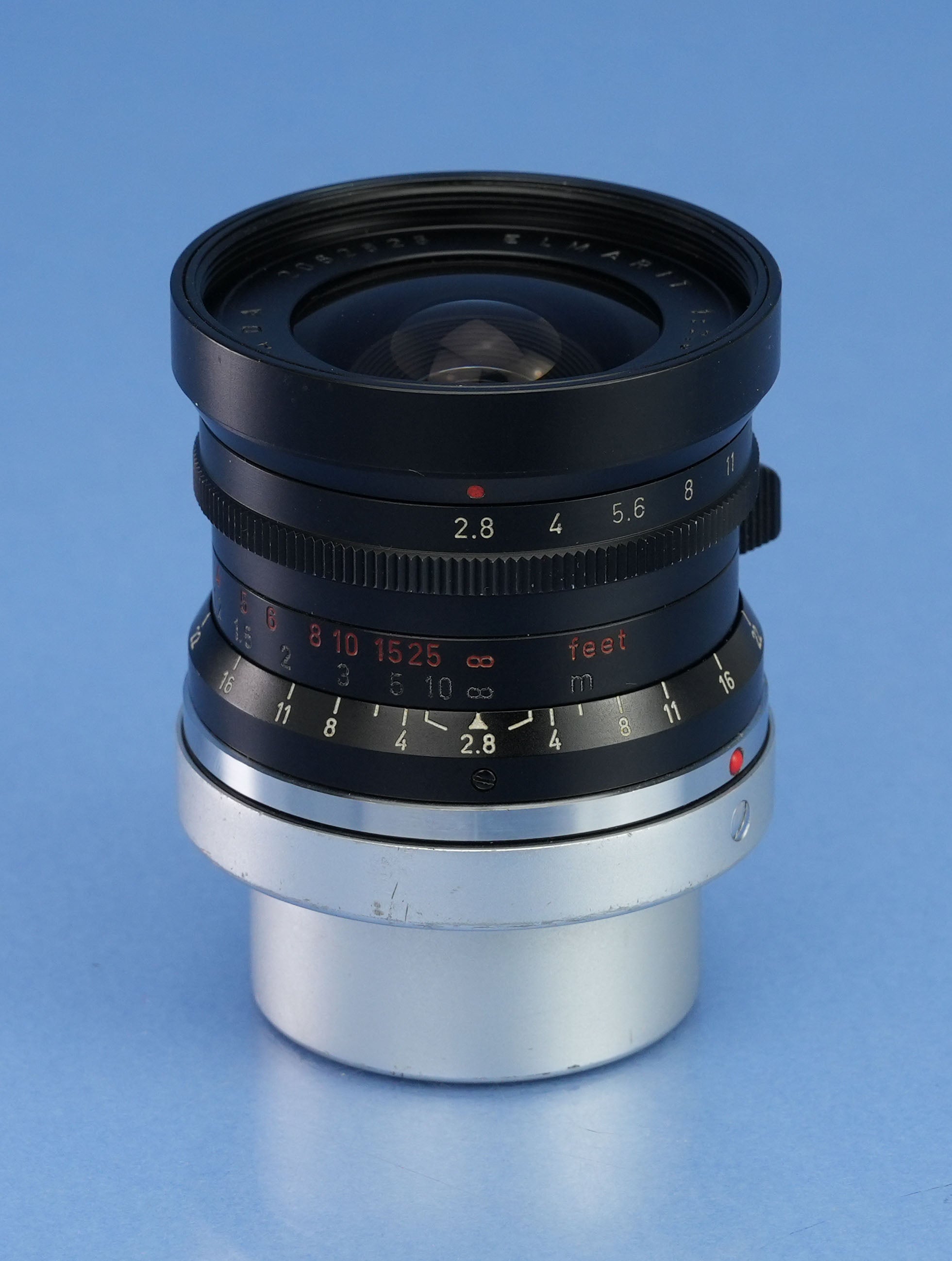 LEICA 28MM ELMARIT M F2.8 EARLY 1ST V 9 ELEMENT BLACK PAINT 11801 LENS CANADA