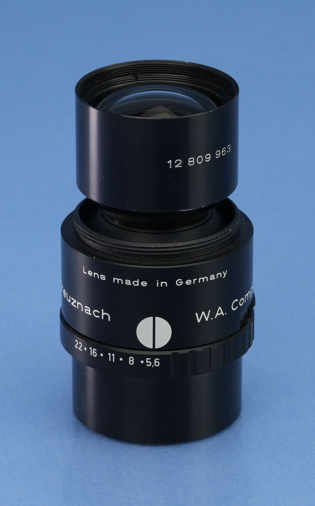 SCHNEIDER KREUZNACH 80MM F5.6 COMPONON-WA ENLARGER LENS 10598 +CAPS +BOX 6X6
