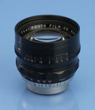 FUJI 50MM F1.2 FUJINON LEICA LTM NOCTILUX M39 BLACK PAINT LENS + ORIGINAL CAPS
