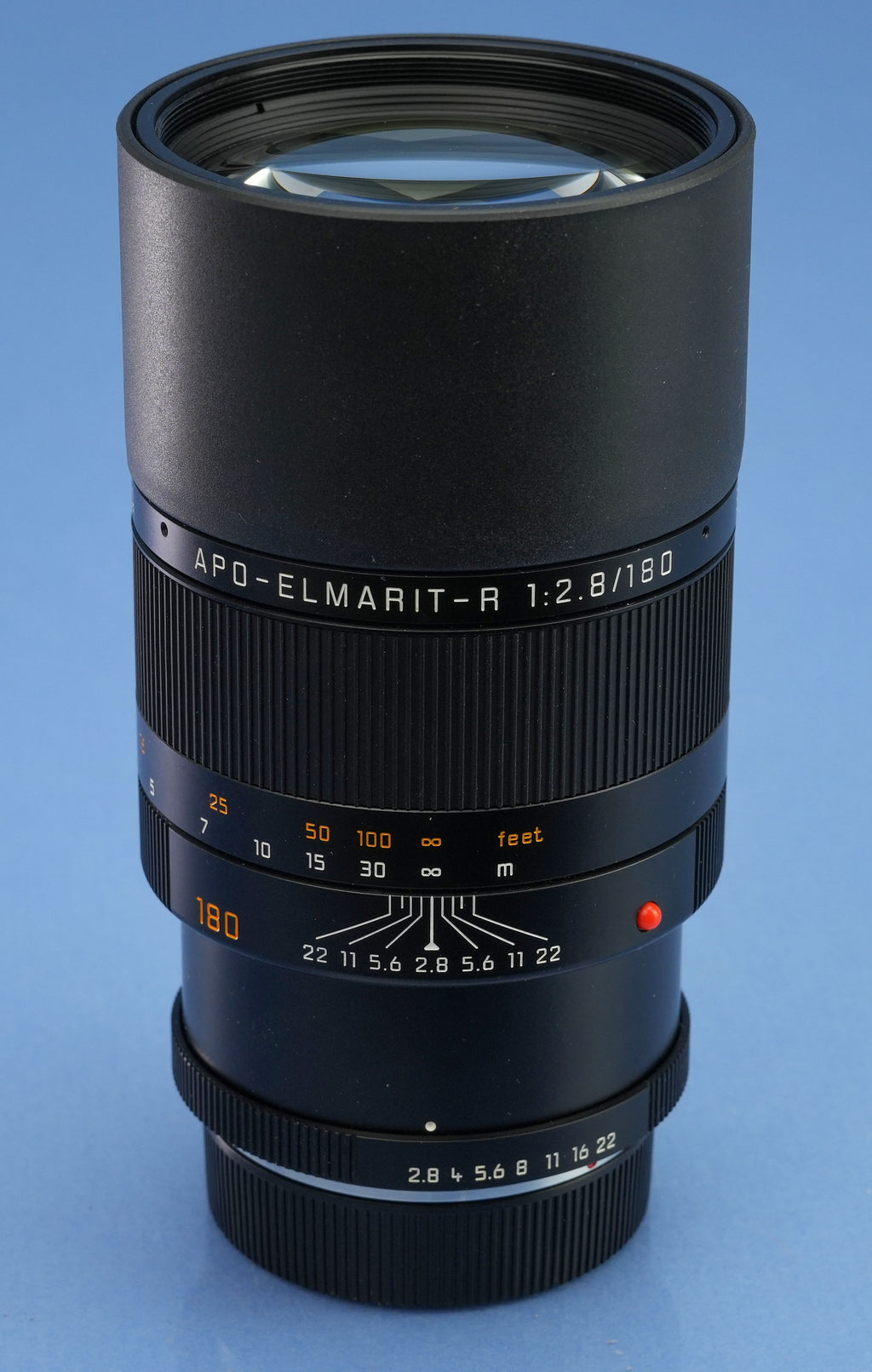 LEICA LEITZ 11273 APO-ELMARIT-R 180MM F2.8 R ROM LENS +BOX +CAPS +E67 UVa MINT!