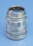 LEICA 90MM TELE-ELMARIT F2.8 1ST V FAT CHROME 11800 M LENS +12575N SHADE RARE+