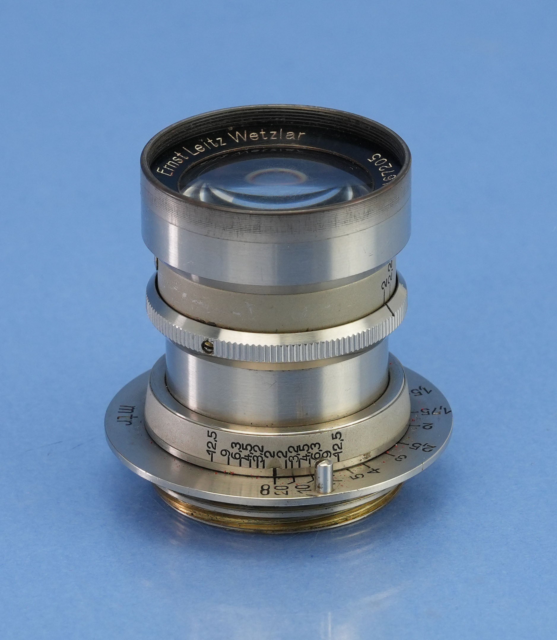 LEICA LEITZ SUMMAR 50MM F2 RIGID NICKEL SUMMAR LENS VERY EARLY 1933 #205 WOW!