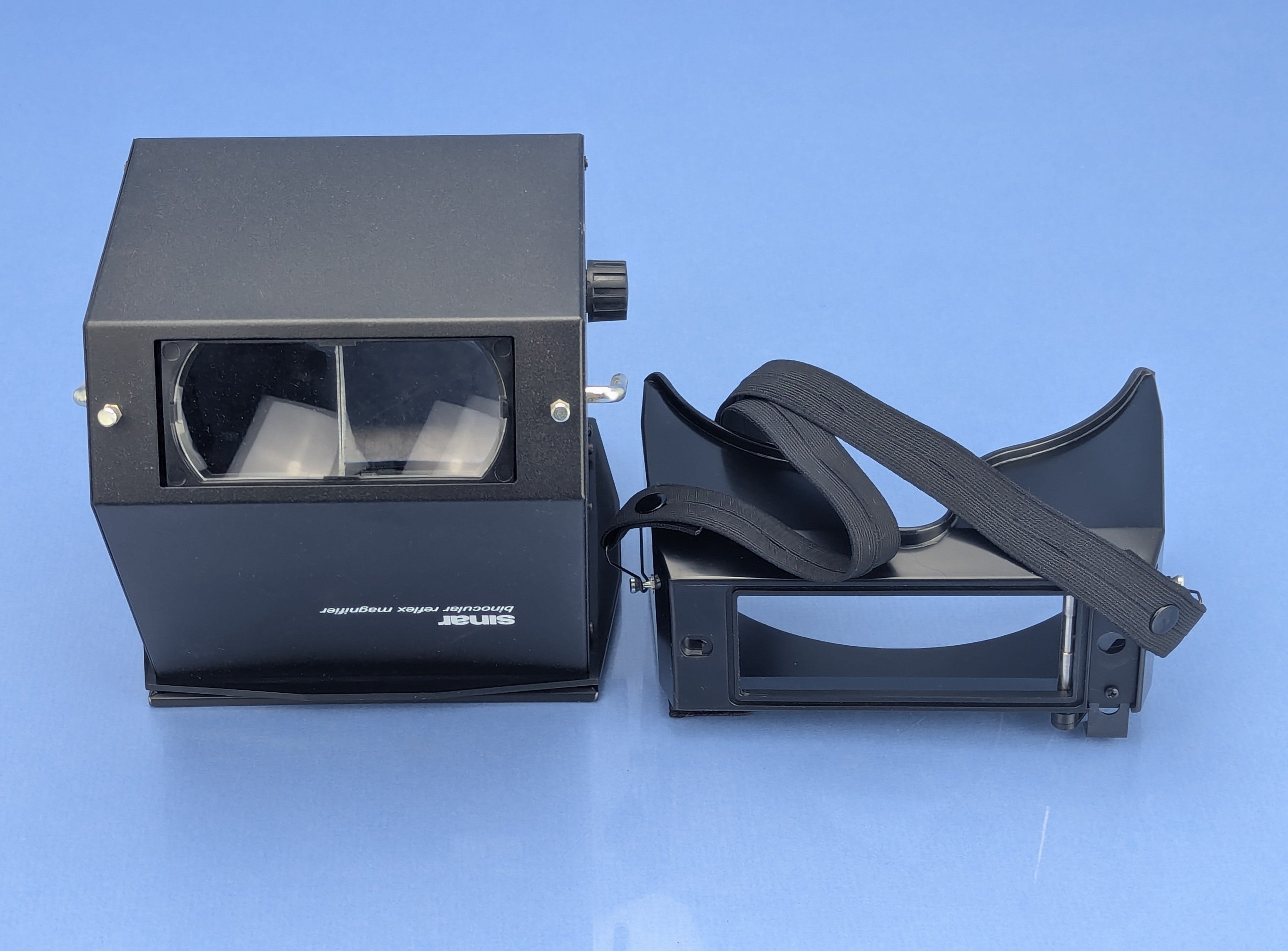 SINAR 2-TEILIGE F, F2, P, P2 X KAMERA 4X5 SPIEGEL FERNGLAS REFLEX LEGENDE REIN