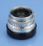 LEICA LEITZ SUMMICRON 35MM F2 M 11308 8 ELEMENT 1ST V GERMANY LENS VERY NICE!