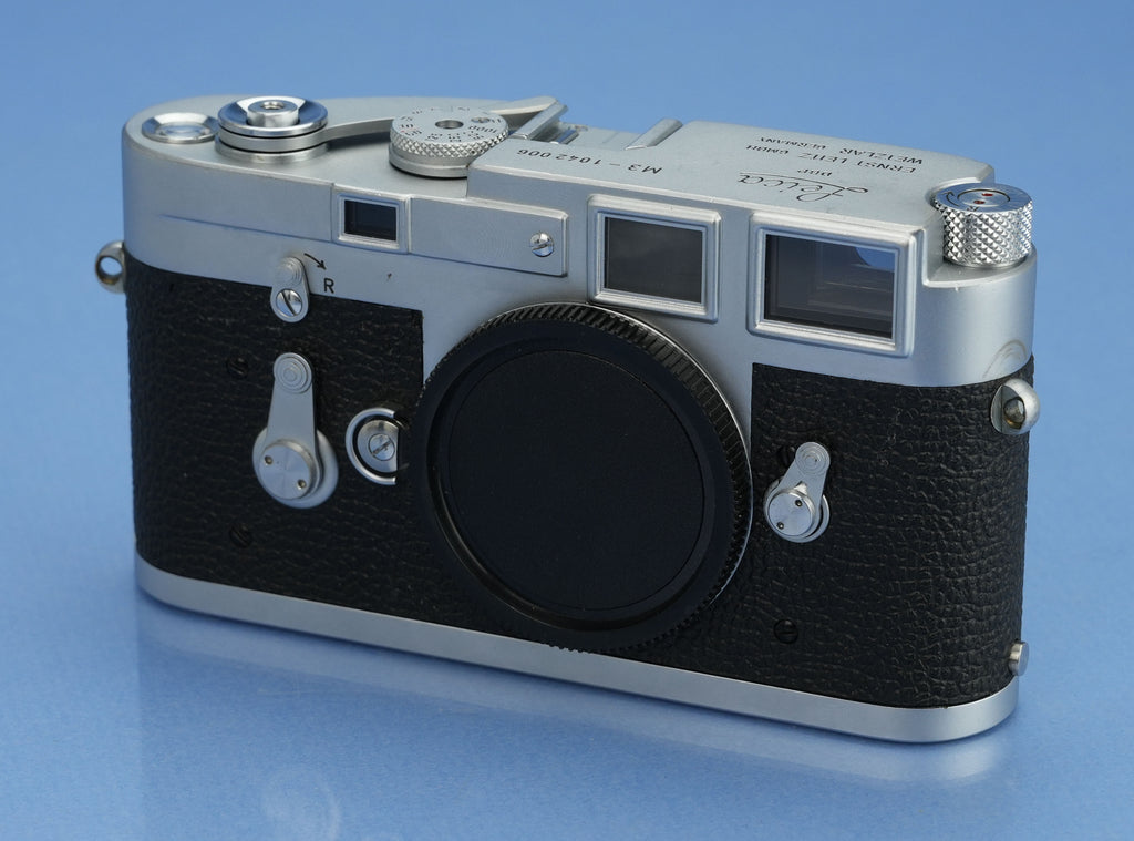 LEICA LEITZ M3 10150 IGEMO SINGLE STROKE SS 1961 CHROME CAMERA #1042006 NICE