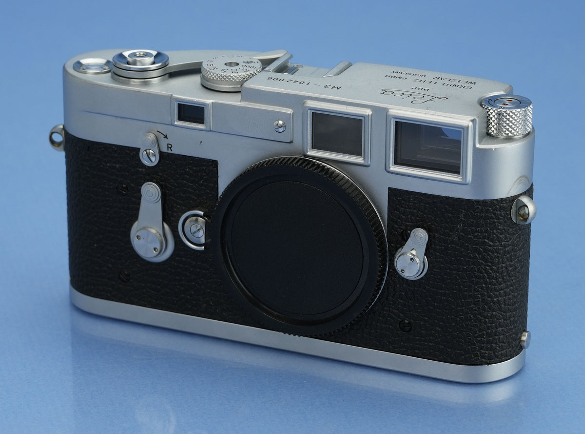 LEICA LEITZ M3 10150 IGEMO SINGLE STROKE SS 1961 CHROME CAMERA #1042006 NICE