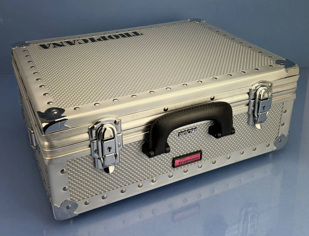 RIMOWA TROPICANA METAL CAMERA OUTFIT CASE +KEYS FULL SET NEW OLD STOCK