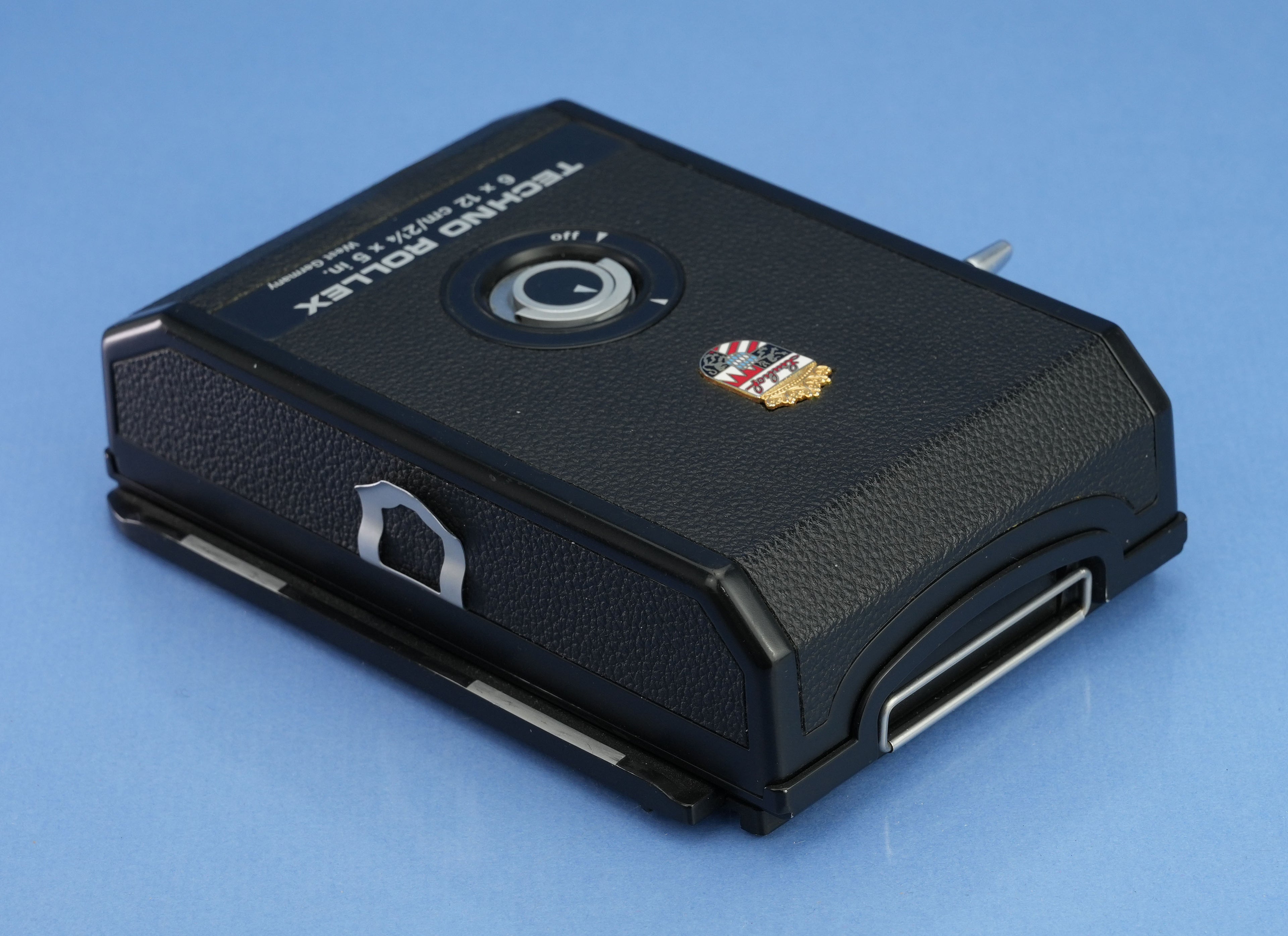 LINHOF TECHNO ROLLEX 6X12 ROLLFILM TECHNIKA PANORAMIC GRAFLOCK BACK 4X5 MINT!