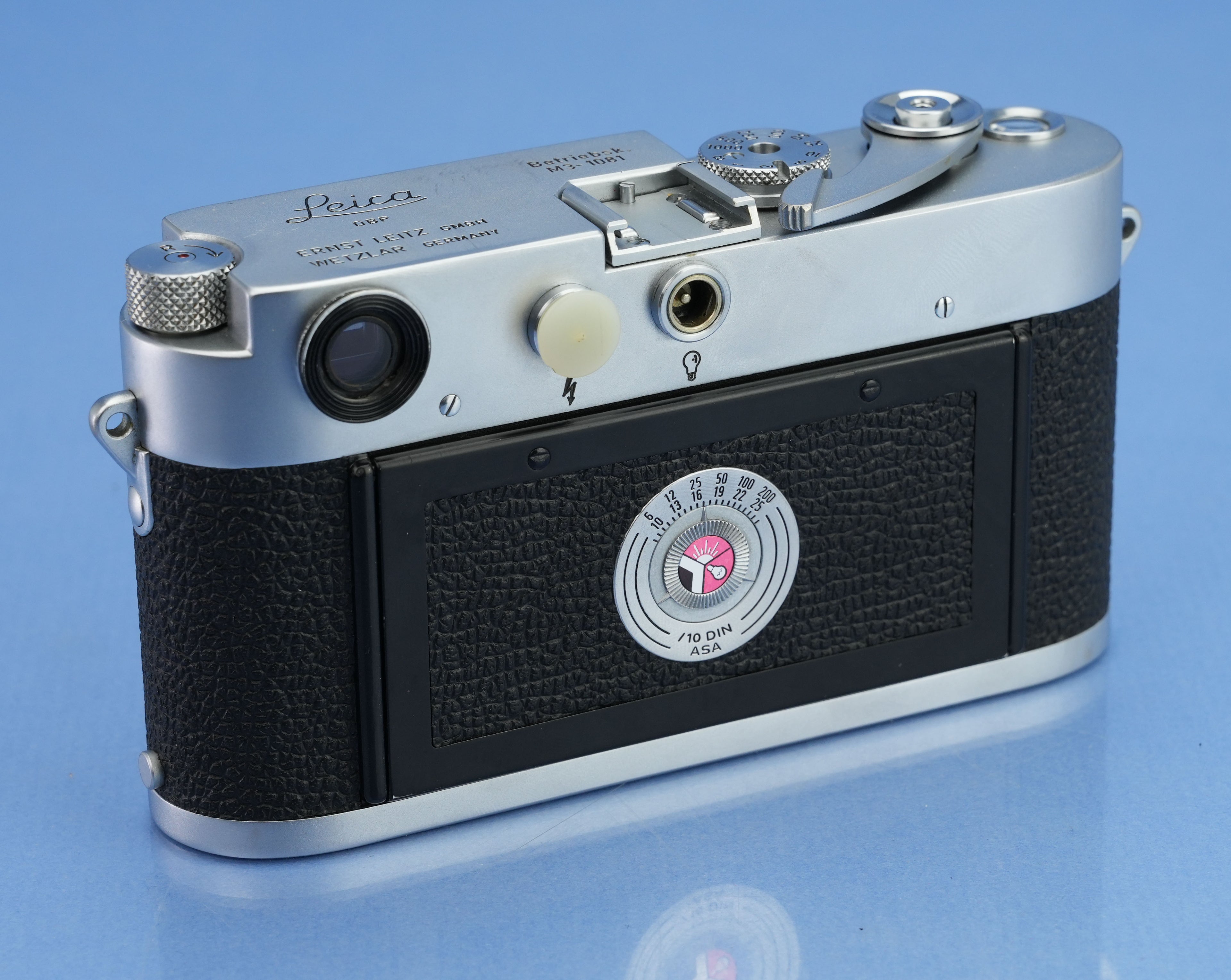 LEICA LEITZ M3 DS IGEMO 10150 BETRIEBSK #1081 INTERNES CHROM-KAMERAGEHÄUSE SELTEN!