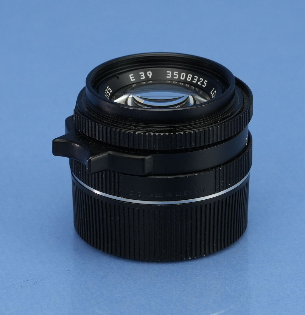 LEICA 35MM F2 SUMMICRON-M E39 4TH V 11310 LATE # GERMANY LENS KING OF BOKEH NICE