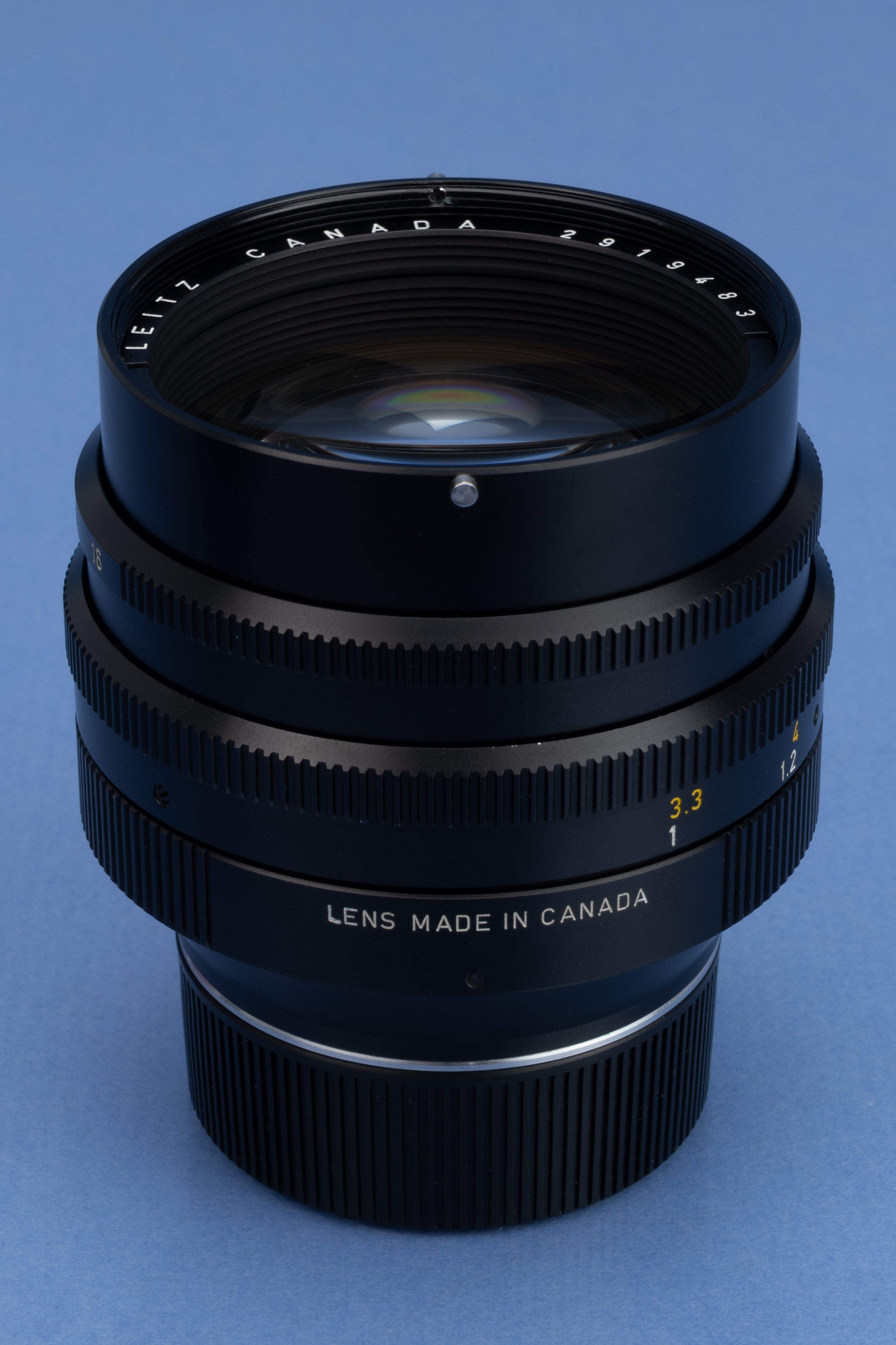 LEICA LEITZ 50MM NOCTILUX-M F1 11821 VERS.1 E58 LENS +12519 SHADE +CAPS PRETTY