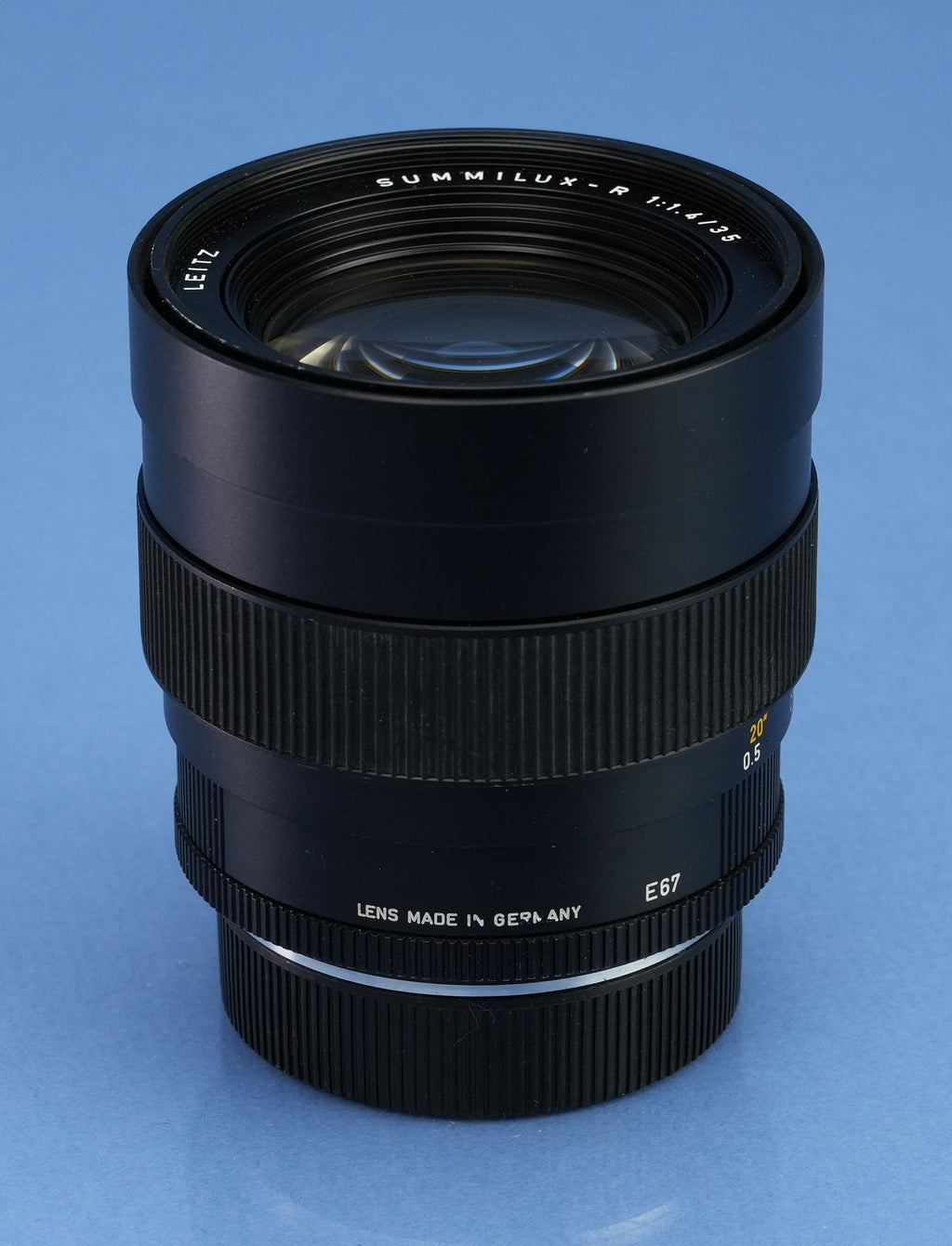 LEICA LEITZ 35MM SUMMILUX-R F1.4 3CAM E67 R 11143 LENS +CAPS +BOX VERY CLEAN!