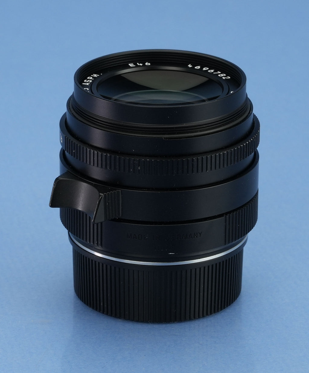 LEICA LEITZ 35MM SUMMILUX-M FLE F1.4 6BIT 11663 ASPH BLACK M LENS +CAPS NICE!
