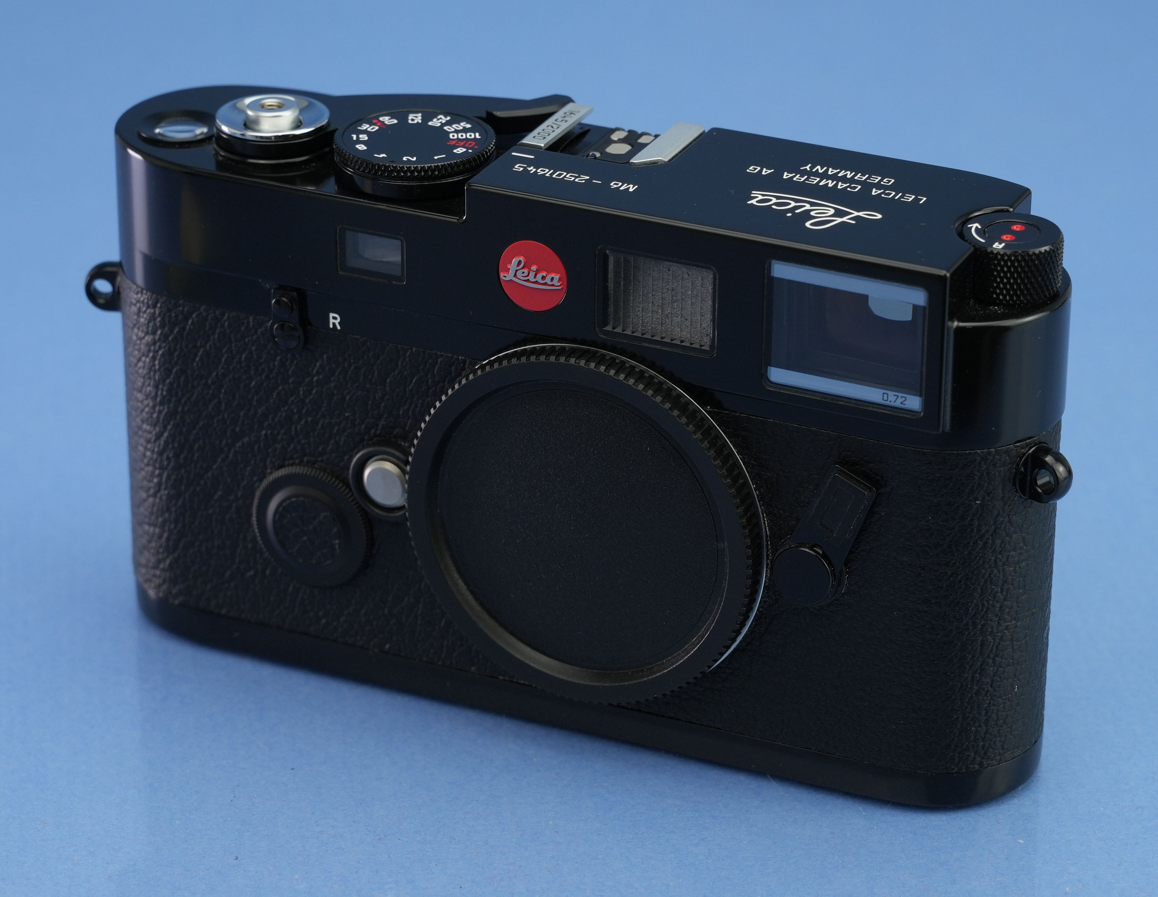 LEICA M6 TTL 0.72 10442 MILLENNIUM BLACK PAINT CAMERA +PAPERS +BOX MINT! #1645