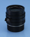 LEICA 35MM SUMMILUX-M FLE F1.4 6BIT 11663 ASPH BLACK M LENS +BOX +SHADE MINT!