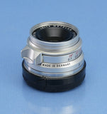 LEICA LEITZ 35MM SUMMARON F2.8 11306 VINTAGE M LENS LATE #2102562 +CAPS +UV NICE