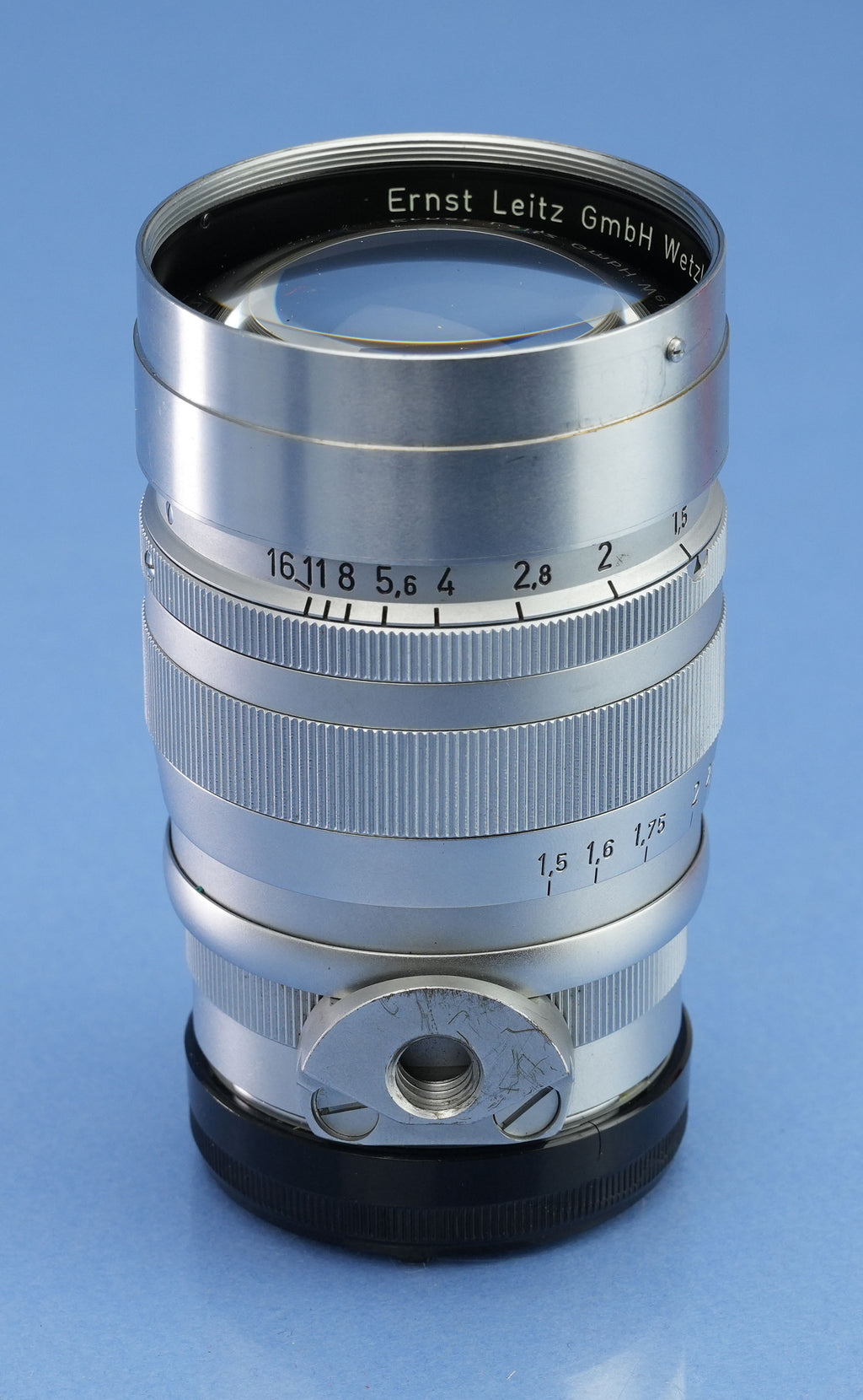 LEICA LEITZ 85MM SUMMAREX F1.5 CHROME SM/M LENS +SHADE +CAPS +BOX RARE LATE #