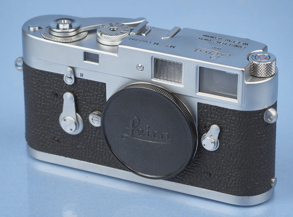 LEICA LEITZ M2-M MOTOR CHROME 10800 KOOHE RANGEFINDER CAMERA BODY +BOX +MANUAL