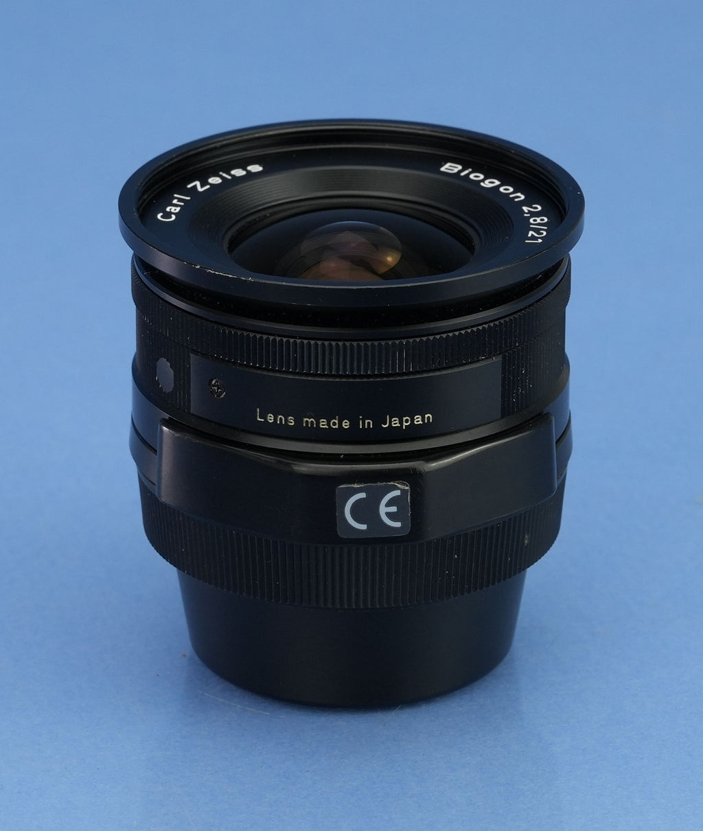 CONTAX ZEISS BIOGON BLACK 21MM F2.8 T* G CAMERA LENS +GF-21MM FINDER +CASE MINT