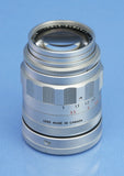 LEICA 90MM TELE-ELMARIT F2.8 1ST V FAT CHROME 11800 M LENS +12575N SHADE RARE+