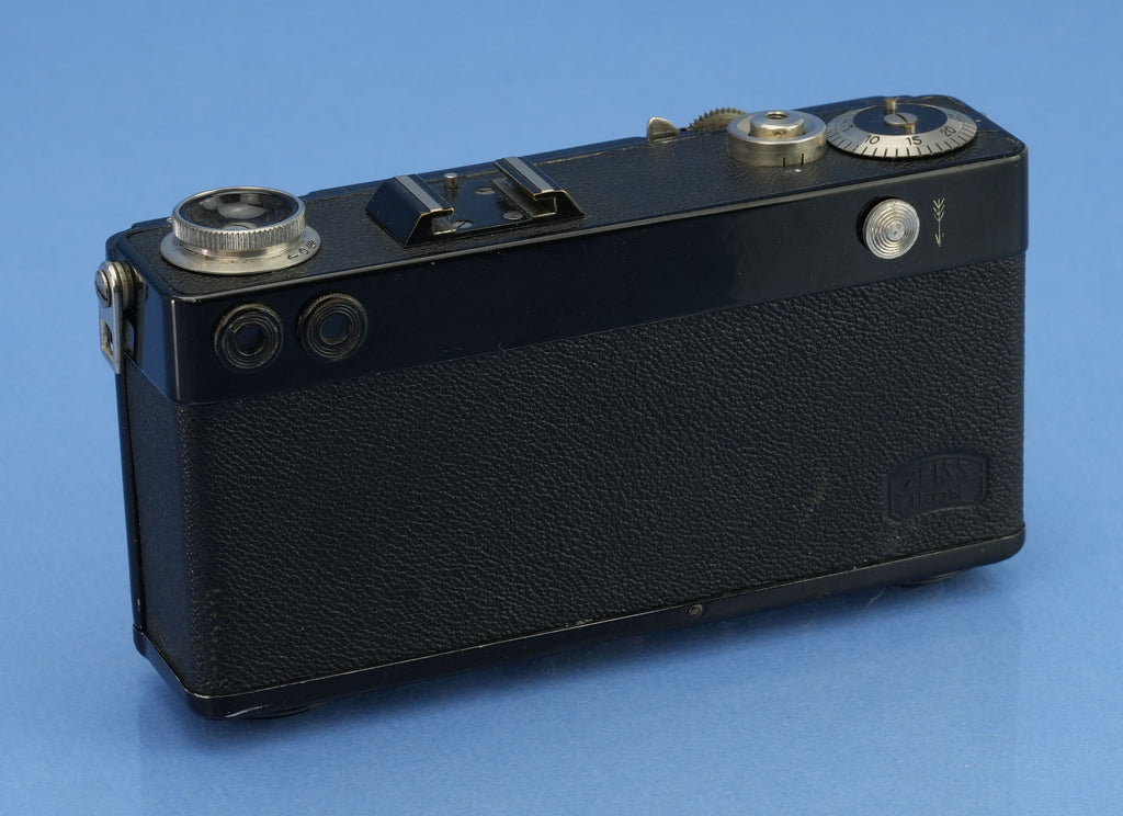 ZEISS CONTAX I FILM BLACK RANGEFINDER CAMERA +50MM SONNAR F2 LENS NICE