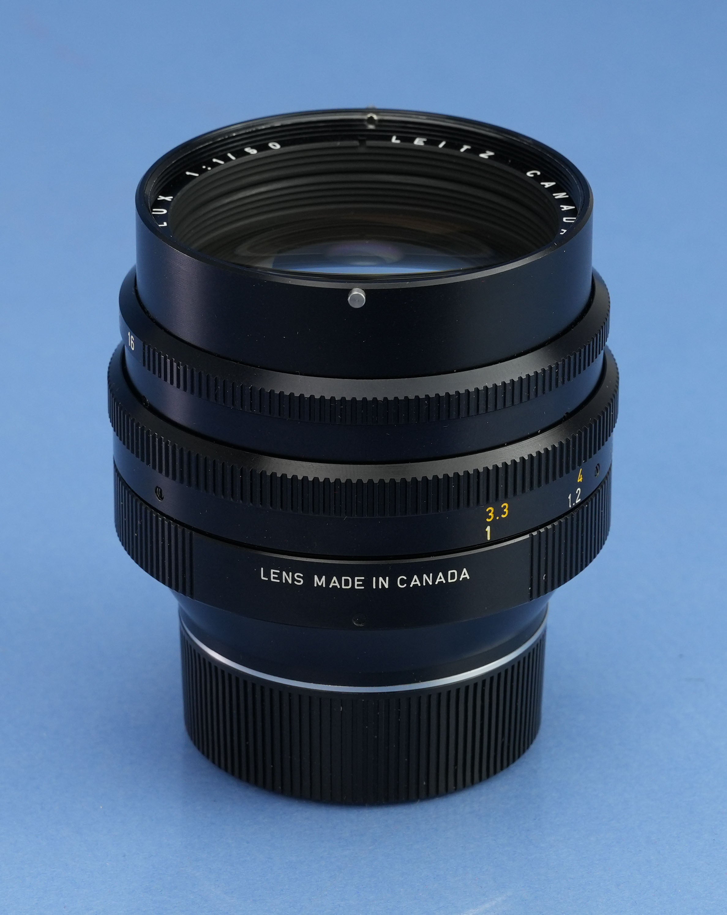 LEICA LEITZ 50MM NOCTILUX-M F1 11821 VERSION 1 E58 LENS +FITLER +CAPS VERY NICE