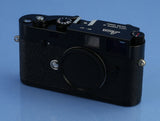 LEICA MP CLASSIC BLACK PAINT RANGEFINDER SET +50MM SUMMICRON F2 10317 +BOX MINT!