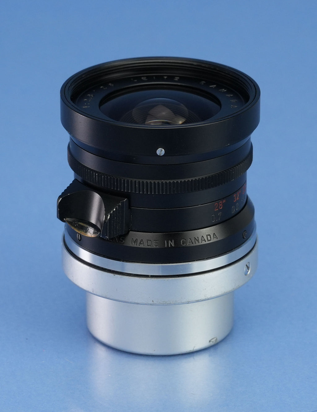LEICA 28MM ELMARIT M F2.8 EARLY 1ST V 9 ELEMENT BLACK PAINT 11801 LENS CANADA