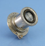 LEICA HEKTOR 50MM F2.5 NICKEL BELL BUTTON LOCK LEVER, 11 O'CLOCK SM LENS! RARE!