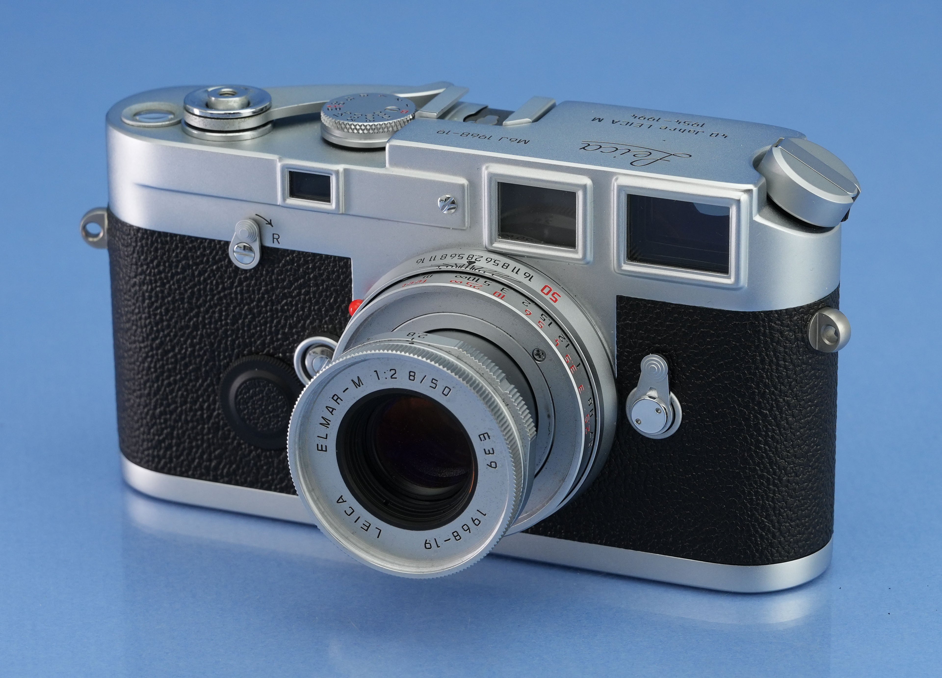 LEICA LEITZ M6J 10440 40 YEAR JAHRE CAMERA +50MM ELMAR F2.8 SET # 1968-19 MINT!