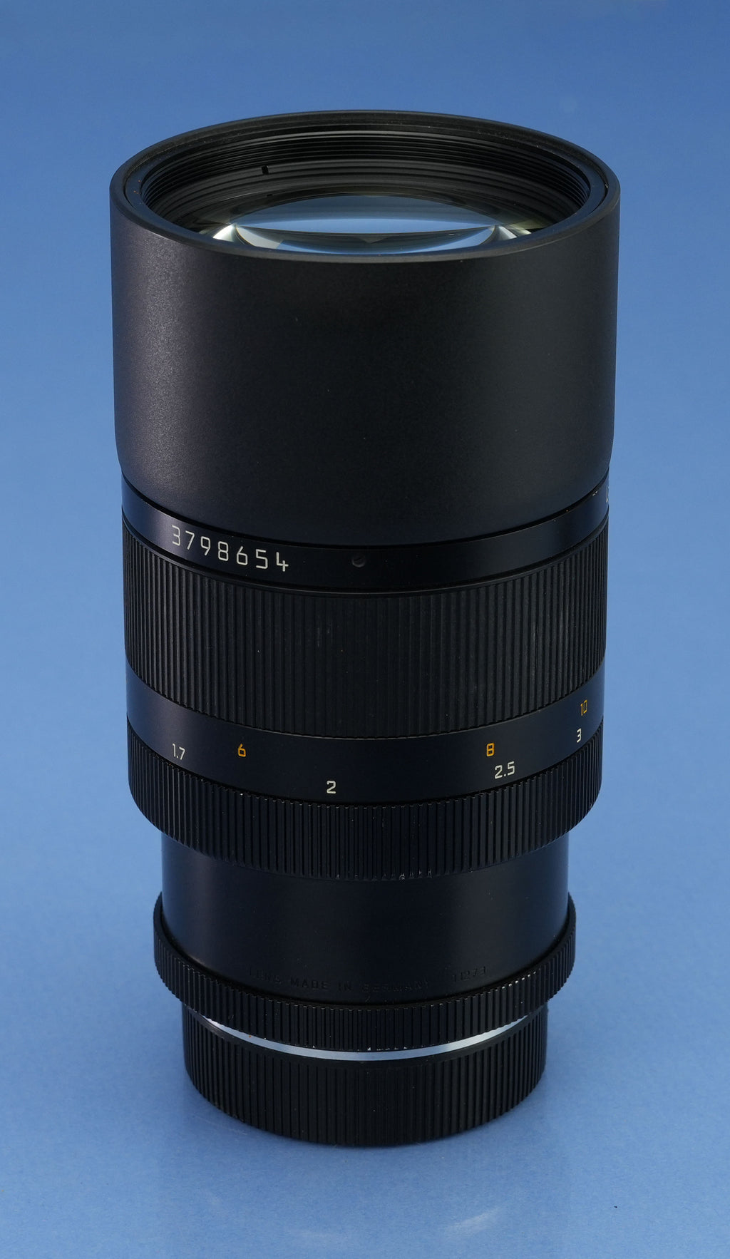 LEICA LEITZ 11273 APO-ELMARIT-R 180MM F2.8 R ROM LENS +BOX +CAPS +CASE NICE!