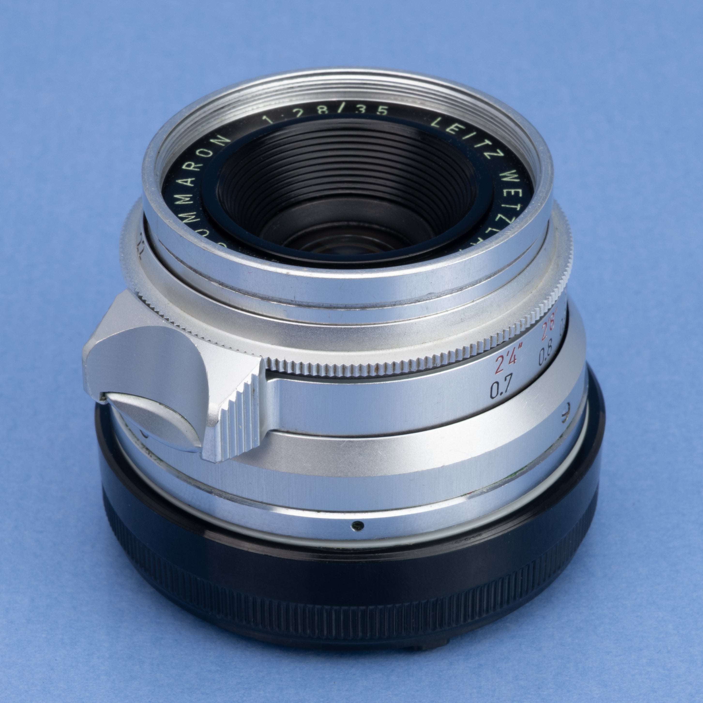 LEICA LEITZ 35MM SUMMARON F2.8 11306 M M2 M4 1ST VERSION 6 ELEMENT LENS +CAPS