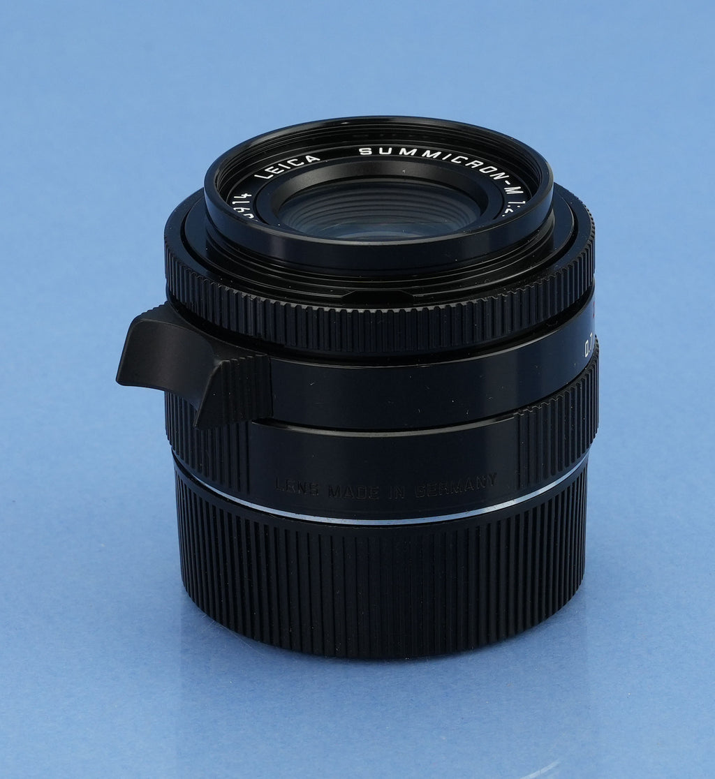 LEICA 35MMM SUMMICRON-M F2 ASPH 11611 BLACK PAINT MILLENNIUM LENS SET MINT +BOX!