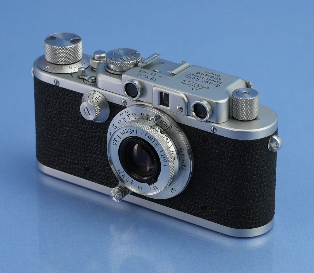 LEICA LEITZ 72 18X24 MIDLAND ELC HALBFORMATKAMERA + PAPIERE 100 JAHRE JUBILÄUMSVERKAUF SCHÖN!