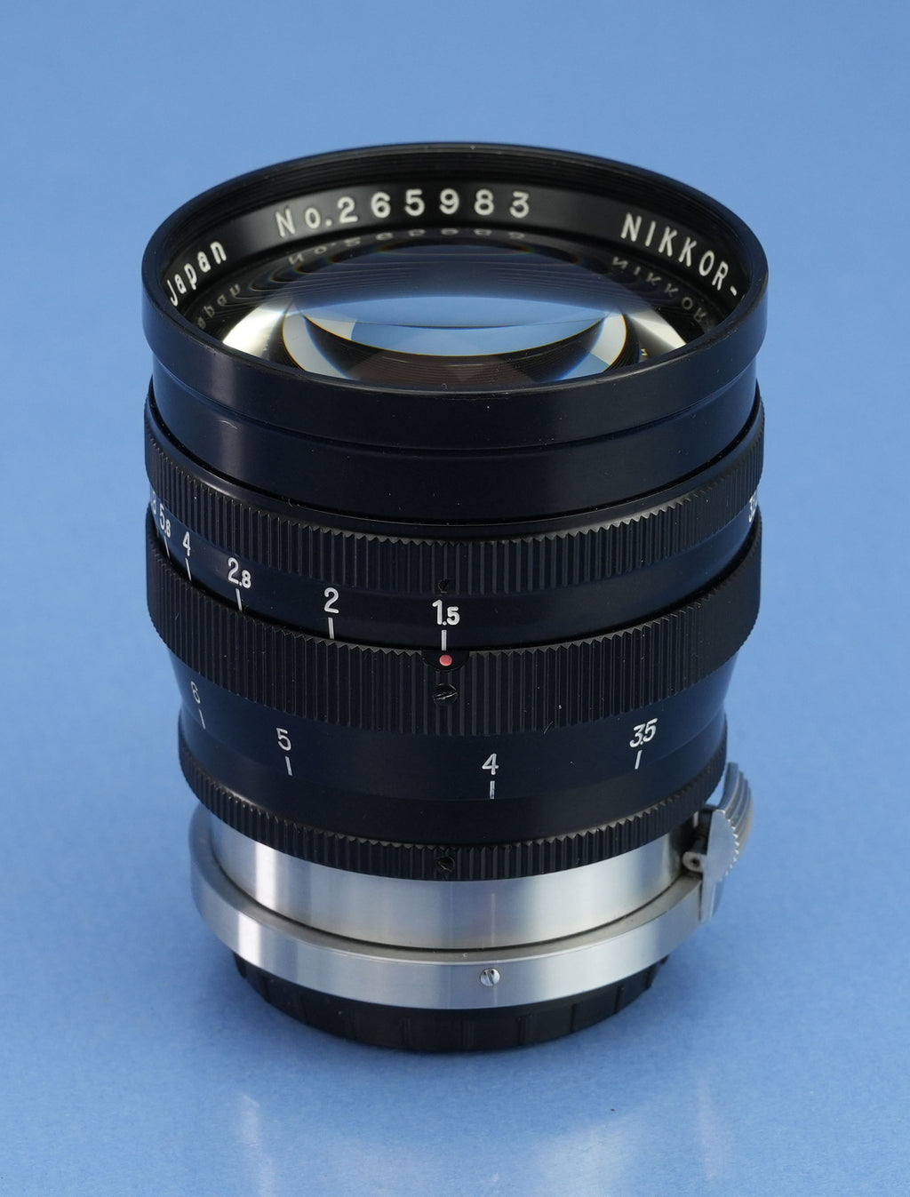 NIKON NIKKOR-S.C 85MM F1.5 S RANGEFINDER LENS +SHADE +CAPS RARE! MINT! #265983