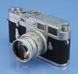 LEICA LEITZ M3 SS 10150 IGEMO 1967 9th LAST CAMERA #1164857 +SUMMICON 50MM WOW!